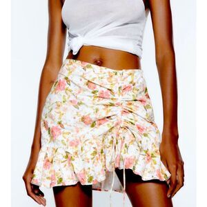 ZARA Prnted Mini Skirt NWT XL